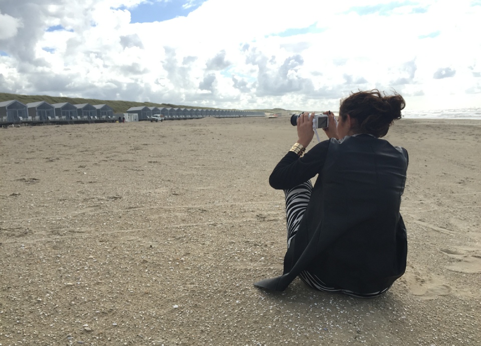 Fotoshoot strandhuisjes door Anne